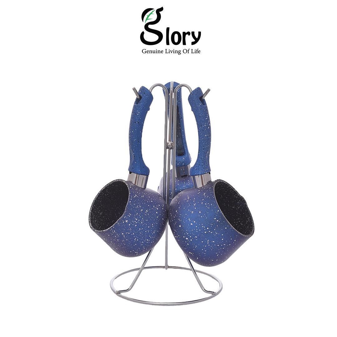 Coffee pot, 3 pieces + stainless steel stand