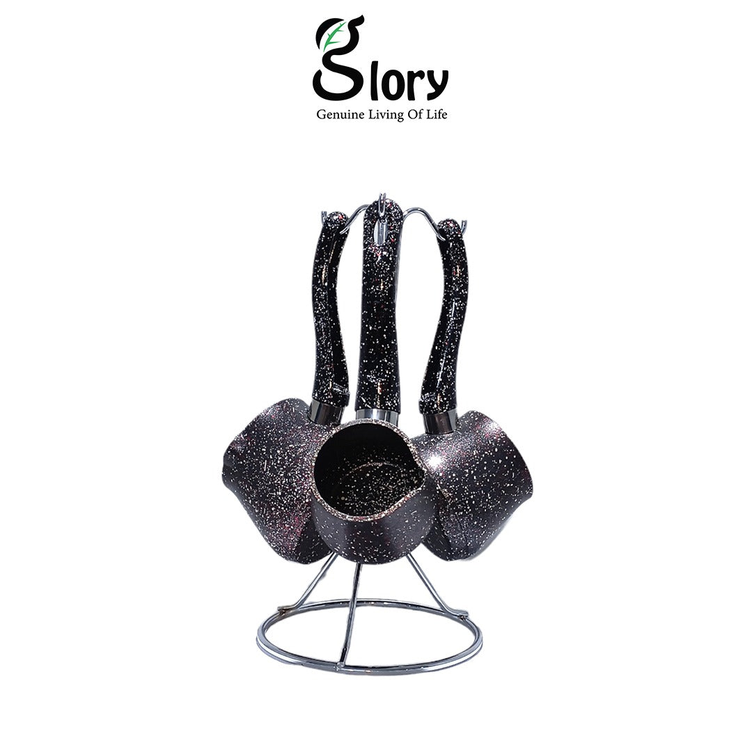 Coffee pot, 3 pieces + stainless steel stand