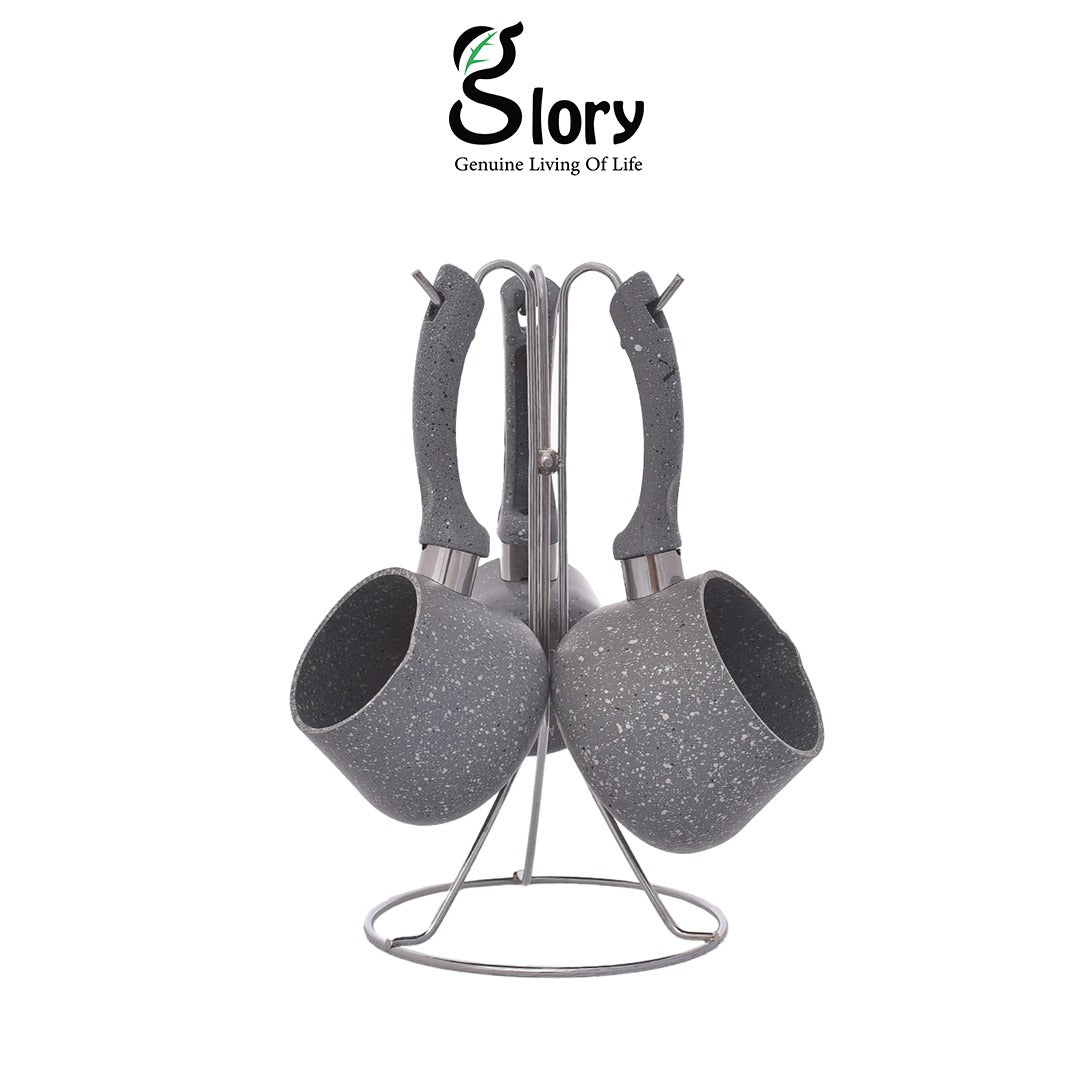 Coffee pot, 3 pieces + stainless steel stand