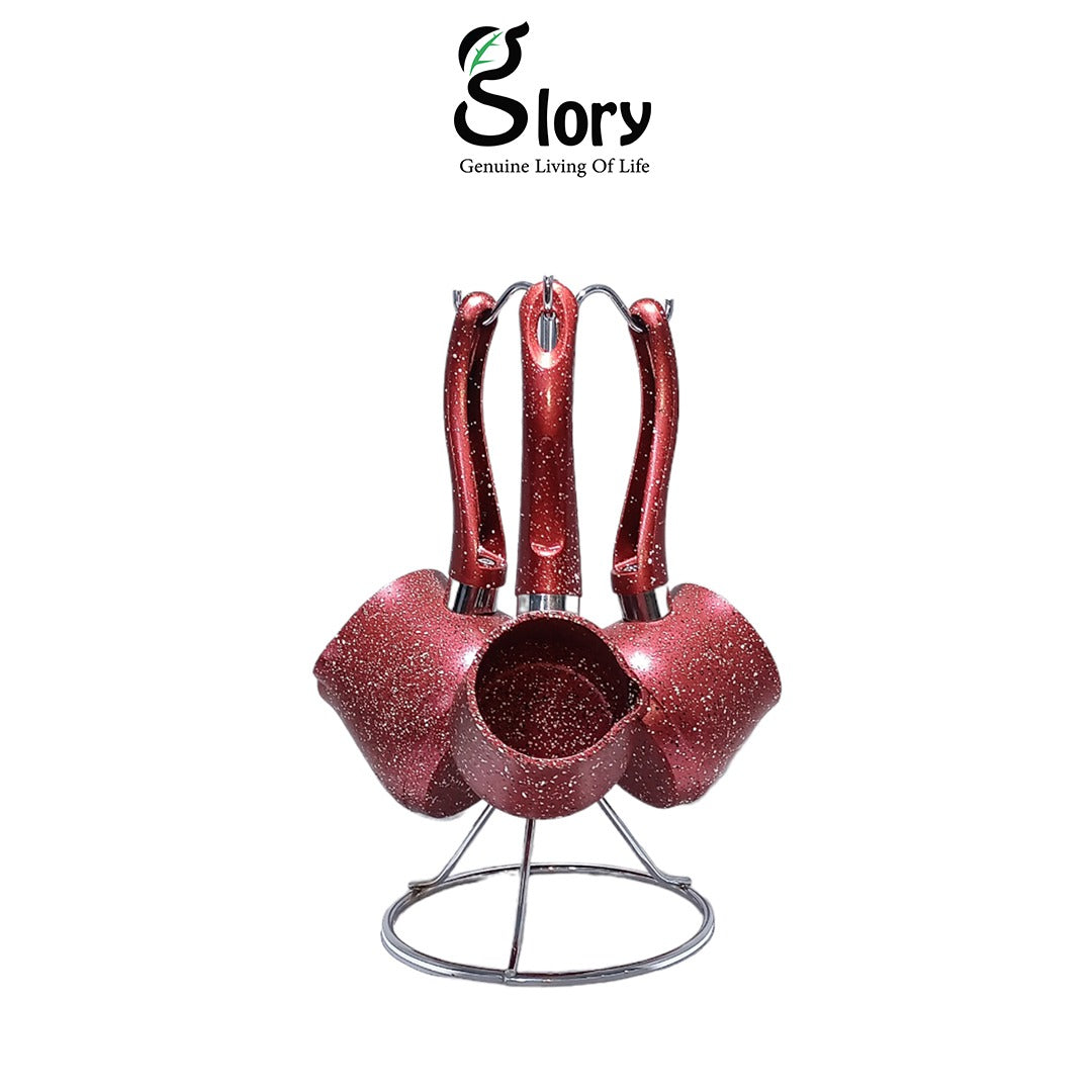 Coffee pot, 3 pieces + stainless steel stand